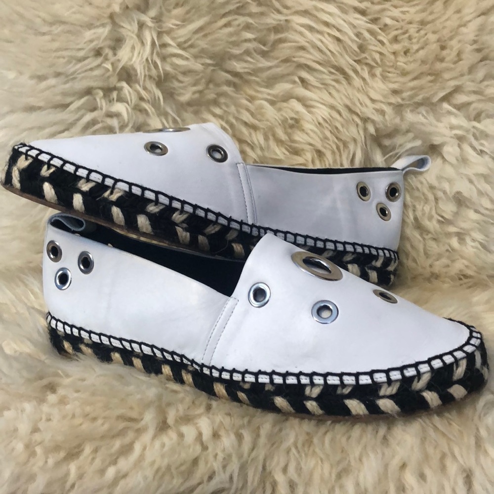 Proenza Schouler Lamb Eyelets Espadrilles
